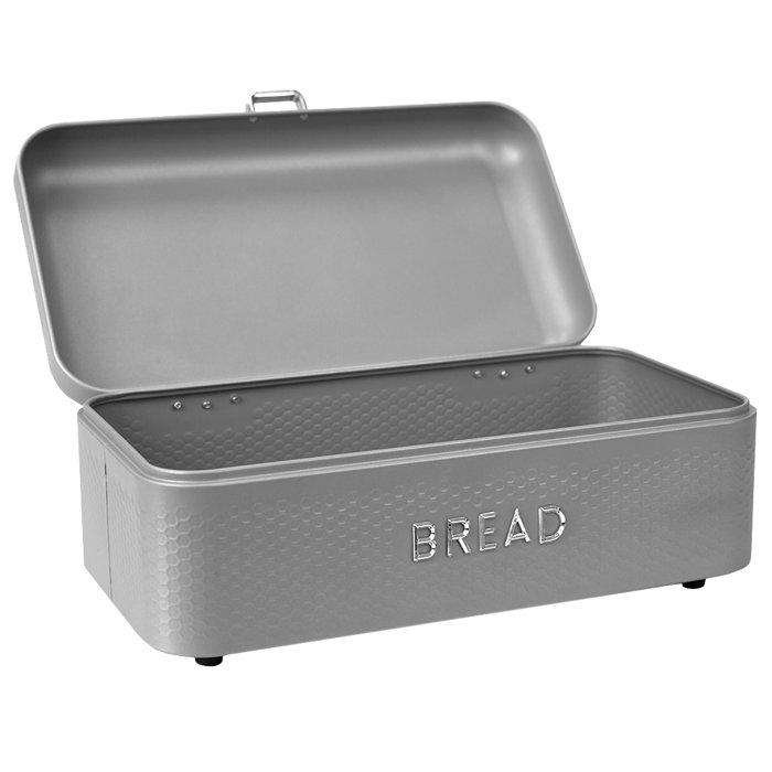 Gracie Oaks Kyleigh Metal Bread Box & Reviews Wayfair